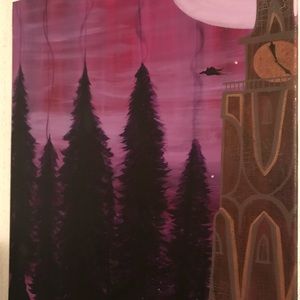 Hand painted on small canvas